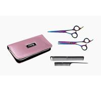 Set De Ciseaux E-KWIP Starter Color Ciseaux De Coupe + Ciseaux De Modélisation