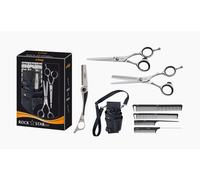 Set De Ciseaux E-KWIP Starter Set Rockstar 5,0 + 5,5 Pouces Set D'Apprentissage