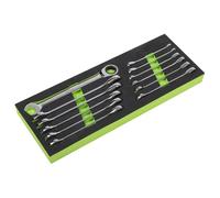 Set De Clés À Cliquet Sealey 12 Pièces Métriques S0634