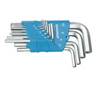 Set De Clés Allen Hexagonales Gedore 1505408 H 42-10 Pour Vis In-Hex 10 Pièces