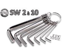 Set de Clés Allen mâles coudées SW2 à SW10 - CIMCO 110592
