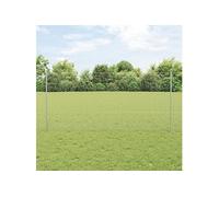 Set de Clôture de Jardin Ensemble de 2 Acier galvanisé 25 x 1,2 m 3337004