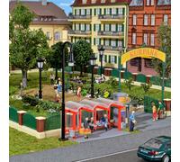 Arrêt De Bus Et Clôture Pour Le Jardin Anglais Kit Kibri HO/OO 38601