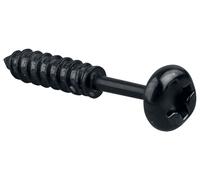 Set de clous d'oreilles Gothic de etNox hard and heavy - Vis - pour Unisexe - noir Standard