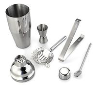 Set de Cocktail - WASDK - 5 Pièces - Acier Inox - Shaker 750ml - Compatible Lave-Vaisselle