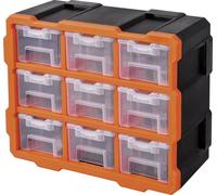 Set de coffrets de rangement séparations variables Alutec 66004 (L x l x H) 38 x 17 x 32 mm 9 parties
