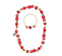 Set de collier et bracelet coccinelle