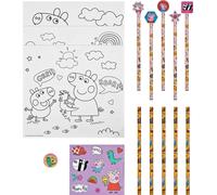 Set de coloration avec autocollants cochon 29el