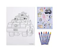 Set de coloriage avec carnet Bleu