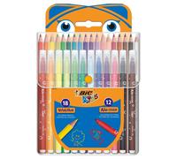 Set de coloriage BIC Kids, 30 pièces.