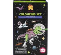 Set de coloriage - Dinos dans l'espace