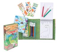 Tiger Tribe - Colouring Sets/Dinosaur Kits d'aquarelles, Multicolore (3714013)