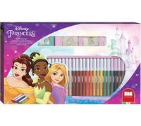 Set de coloriage Disney Princesse avec tampons, 41dlg.