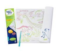 Set de coloriage en silicone réutilisable et réversible - Dinosaures (3 ans et +) | SuperPetit
