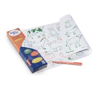 Set de coloriage en silicone réutilisable et réversible - Les animaux de la ferme (3 ans et +) | SuperPetit