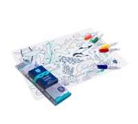 Set de coloriage réutilisable en silicone - Barrière de corail (3 ans et +) | SuperPetit