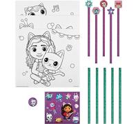 Set de coloriage Undercover avec gommes La maison de poupée de Gabby, 29dlg.