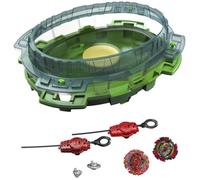 Set de combat Beyblade Burst QuadDrive avec arène Beystadium Interstellar Drop, 2 toupies de compétition