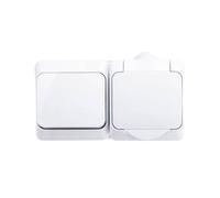 Set de connecteur Cedar Plus + prise unique avec sol WDE000580