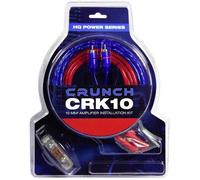 Crunch Set de connexion pour ampli CRK10 10 mm² 5 m Câble RCA Bleu