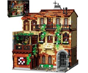 Set de Construction Balcon de Vérone pour Adultes - Villa de la Renaissance Italienne avec Balcon et Lierre Grimpant, Modèle Architectural Compatible avec Lego, 3800 Pièces, 14+