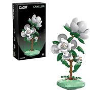 Set De Construction CaDA Camellia Fleur Plante 301 Pièces Figurine