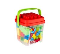 Set de construction de 6 Unités Color Block Basic Seau 35 Pièces