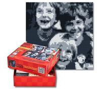MOZABRICK Kit de construction photo modèle S - Transformez n'importe quelle image en mosaïque murale à l'aide de notre constructeur et de notre application Web. Possibilités infinies d'art pixel en
