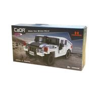 Jamara 402853 Voiture jouet technique CADA Humvee 1:24 – Kit de briques, hayon manuel, dès 8 ans