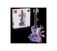 Set de construction LEGO Editions Music 43031 Double guitare Olivia Rodrigo 1 228 pièces avec 2 mini-figurines et accessoires Violet