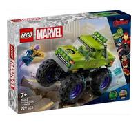 Set de construction LEGO Marvel 76312 The Hulk Truck vs Thanos 229 pièces Monster Truck vert lime