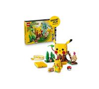 Set de construction LEGO Pokémon SMART Play Pikachu et Cabine d'entraînement 72164 400 pièces Noir