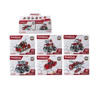 Set De Construction Magical Bodel Rouge (14 X 10 Cm)