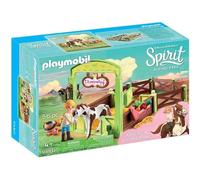 Set de construction Playmobil 9480 Spirit Riding Abigaëlle et Boomerang 56 pièces avec coffret Noir