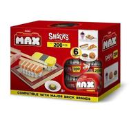 Set de construction - ZURU - Snack - 200 pièces max - 6 snacks - Burger, glace ou sushi