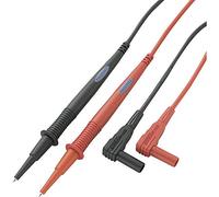 Set de cordons de mesure de sécurité 1.00 m noir, rouge VOLTCRAFT MS-1A