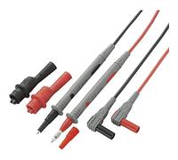 Set de cordons de mesure de sécurité 1.20 m noir, rouge VOLTCRAFT MS-2