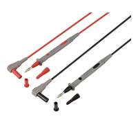 Set de cordons de mesure de sécurité 1.20 m noir, rouge VOLTCRAFT MS-4P