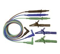 Set de cordons de mesure de sécurité Cliff CIH29915 [mâle 4 mm - pointe de test] 1.50 m bleu, vert, marron 1 pc(s)
