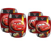 Set de coudieres et genouilleres STAMP Cars pour enfant - Rouge