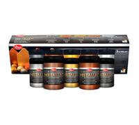 Set de couleurs acryliques 'Metallic', 5 pièces