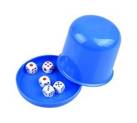 Set de coupe d'empilage de dés, set de tasse de dés - Coupe d'empilage de dés G -P Bar Game - Family Dice Cup S-P Set, Dice Shaker Cup avec 5 Dices Shaker pour Bar Party, Family