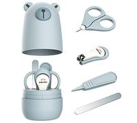 Set de coupe-ongles pour bébé avec étui mignon, set de limes à ongles pour la manucure et la pédicure des nouveau-nés, cadeau pour la nouvelle maman