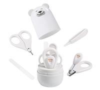 Set de coupe-ongles pour bébé avec étui mignon, set de limes à ongles pour la manucure et la pédicure des nouveau-nés, cadeau pour la nouvelle maman