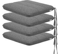 Set de coussins d'assise "Ada" - pack de 4 - 50×43 cm - résistant aux intempéries & confortable | Coussin d'assise, coussin de jardin, coussin de siège, coussin de chaise | PillowPrim