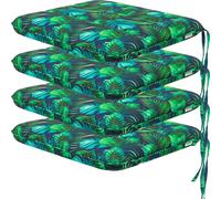 Set de coussins d'assise "Ada" - pack de 4 - 50×43 cm - résistant aux intempéries & confortable | Coussin d'assise, coussin de jardin, coussin de siège, coussin de chaise | PillowPrim
