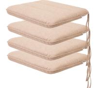 Set de coussins d'assise "Ada" - pack de 4 - 50×43 cm - résistant aux intempéries & confortable | Coussin d'assise, coussin de jardin, coussin de siège, coussin de chaise | PillowPrim