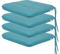 Set de coussins d'assise "Ada" - pack de 4 - 50×43 cm - résistant aux intempéries & confortable | Coussin d'assise, coussin de jardin, coussin de siège, coussin de chaise | PillowPrim