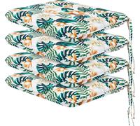Set de coussins d'assise "Ada" - pack de 4 - 50×43 cm - résistant aux intempéries & confortable | Coussin d'assise, coussin de jardin, coussin de siège, coussin de chaise | PillowPrim