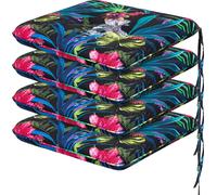 Set de coussins d'assise "Bella" - pack de 4 - 50×43 cm réversible, résistant aux intempéries & confortable | Coussin pour chaise longue, rembourrage, canapé | PillowPrim